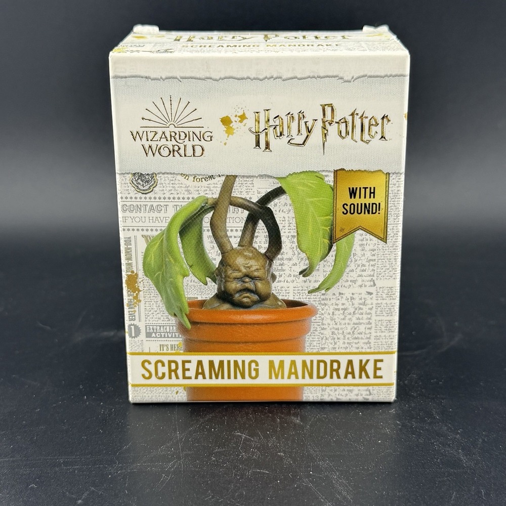 Harry Potter Screaming Mandrake Mini Figure RP Minis Toy With Sound New Nib